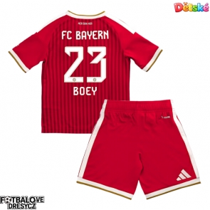 Bayern Munich Sacha Boey #23 Dětské Domácí dres komplet 2026-27 Krátký Rukáv (+ trenýrky)